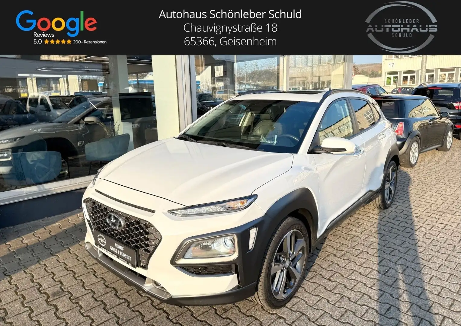 Hyundai KONA 1.0 T-GDI Premium *1. HAND*SITZH*LED*KAMERA Weiß - 1
