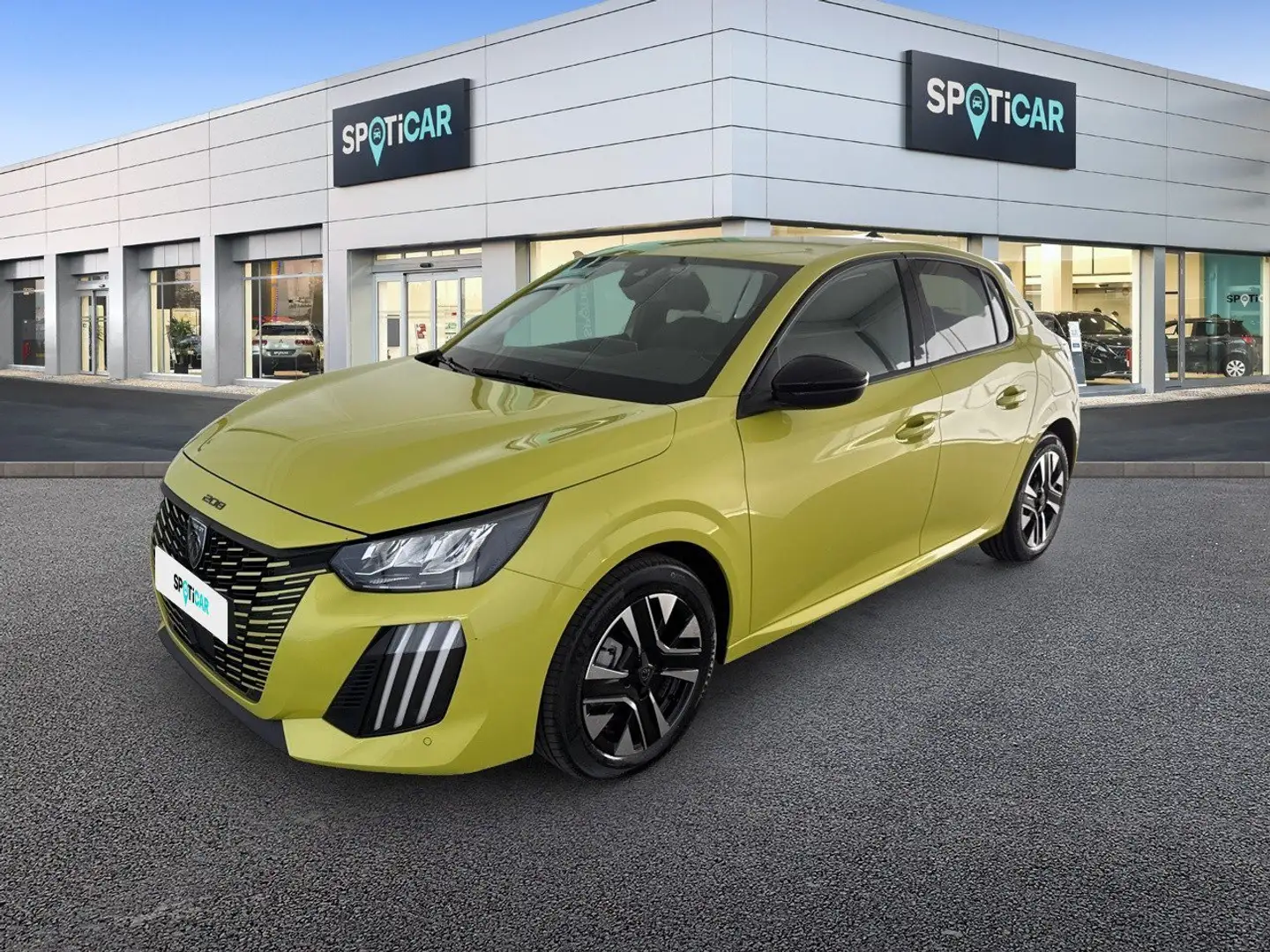 Peugeot 208 Allure Hybrid 100 e-DCS6 auto Amarillo - 1