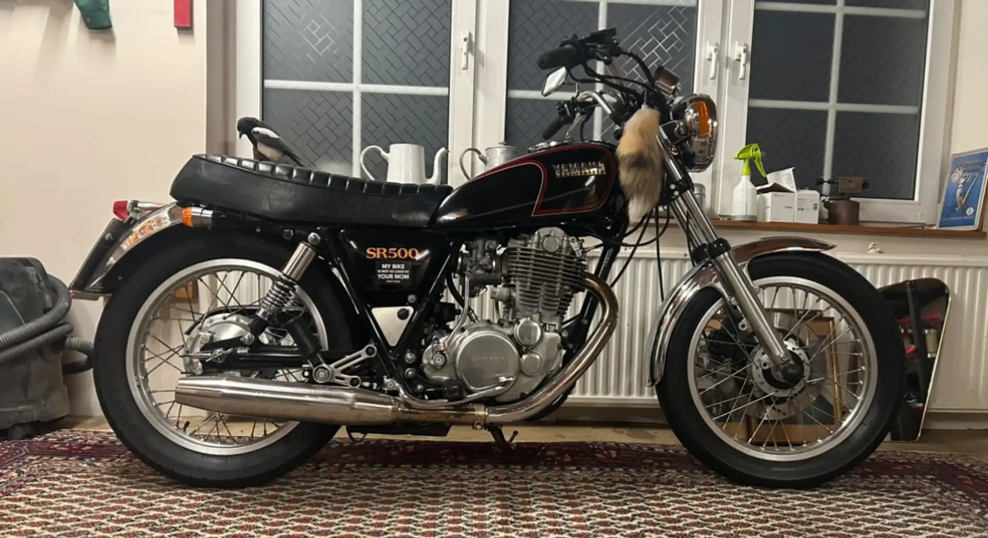 Yamaha SR 500 48T Negru - 1