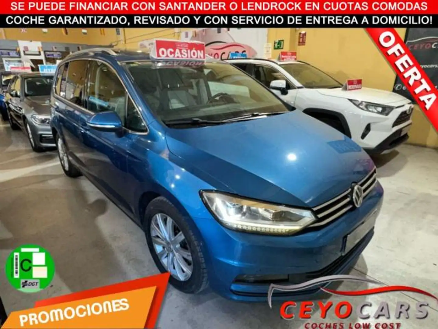 Volkswagen Touran 2.0TDI CR BMT Sport DSG7 140kW Bleu - 1