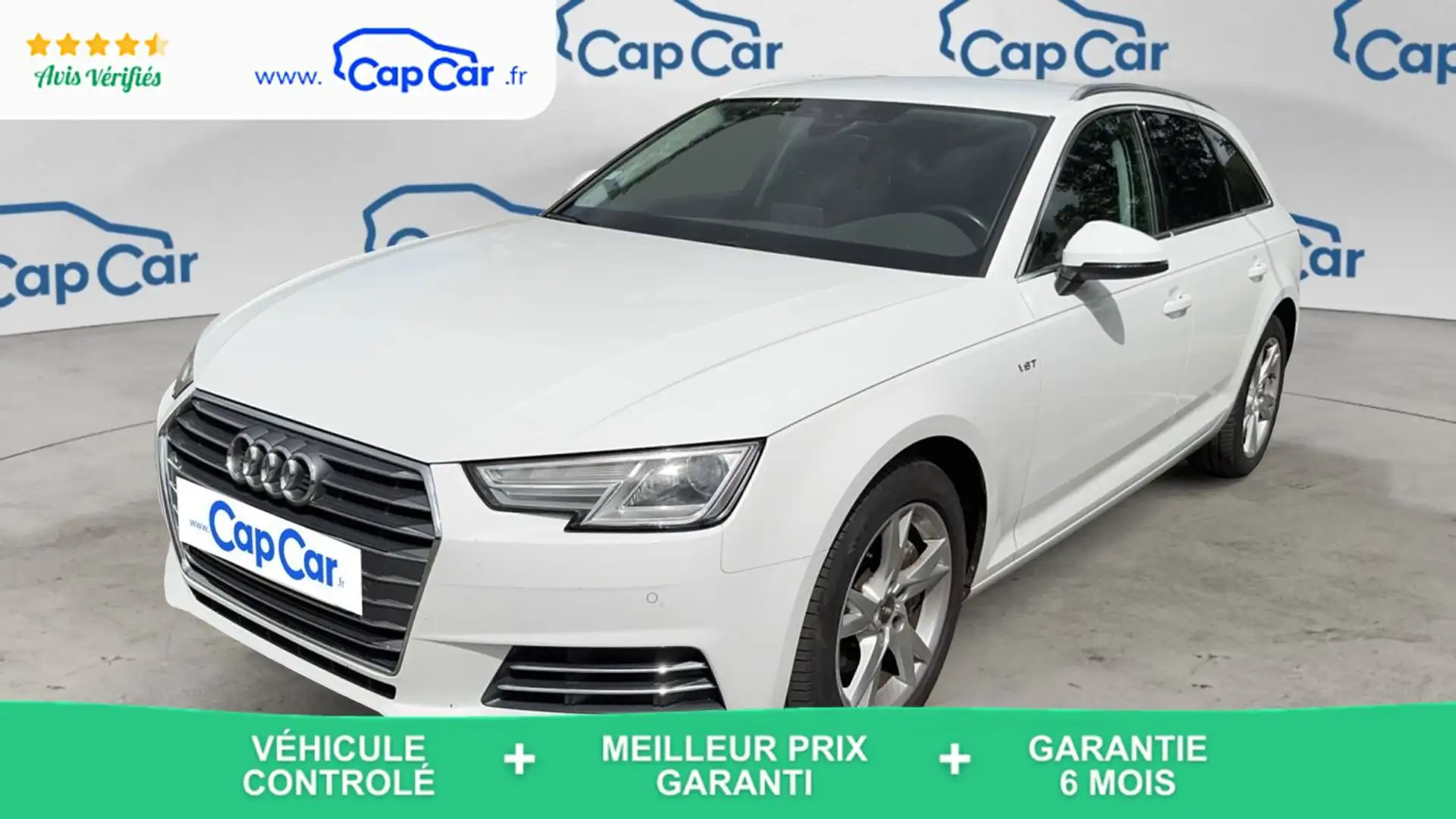 Audi A4 3.0 TDI 218 Stronic7 Design luxe Blanc - 1