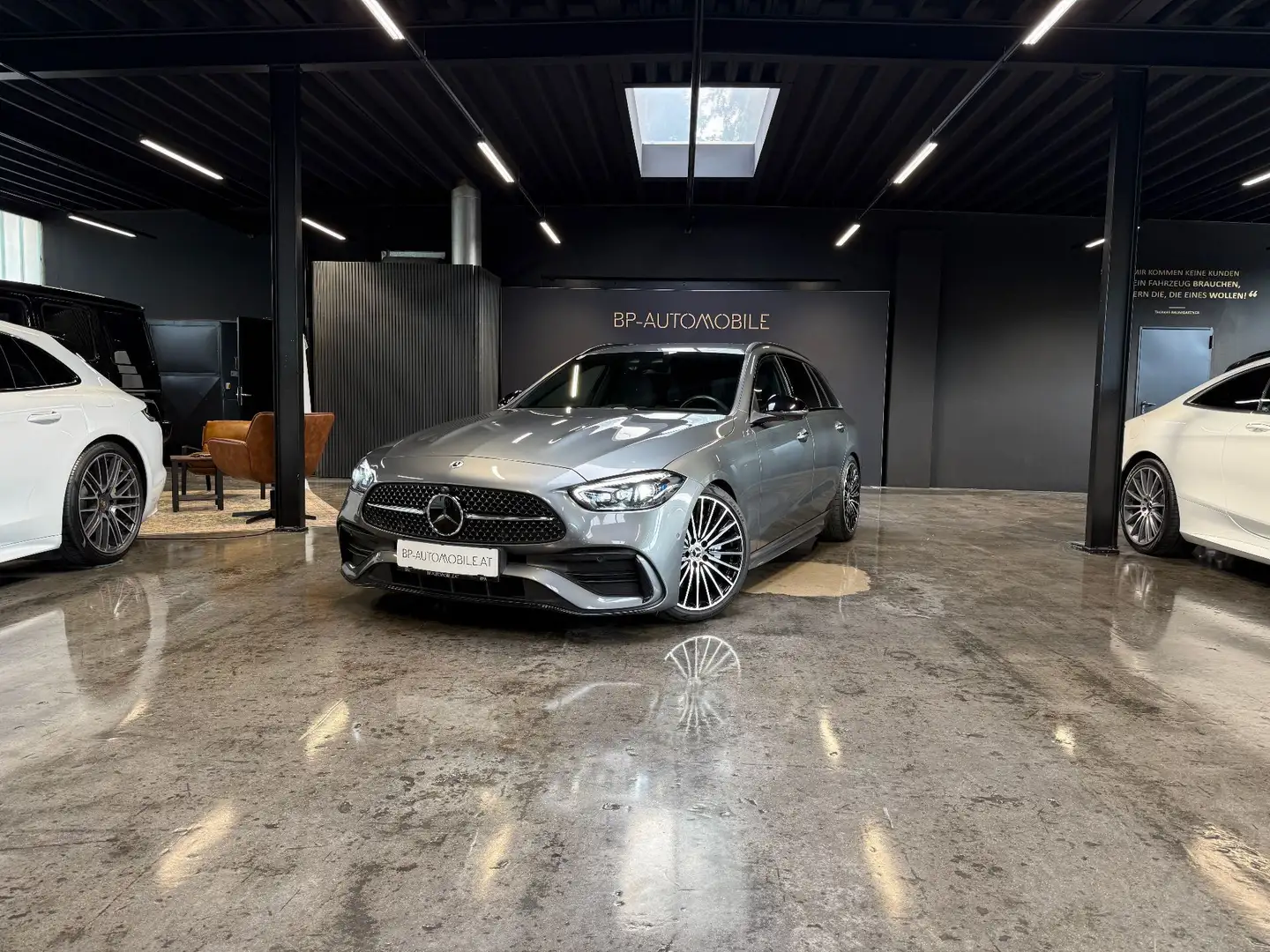 Mercedes-Benz C 220 C-Klasse C 220 d AMG Line 4Matic (EURO 6d) Silber - 1