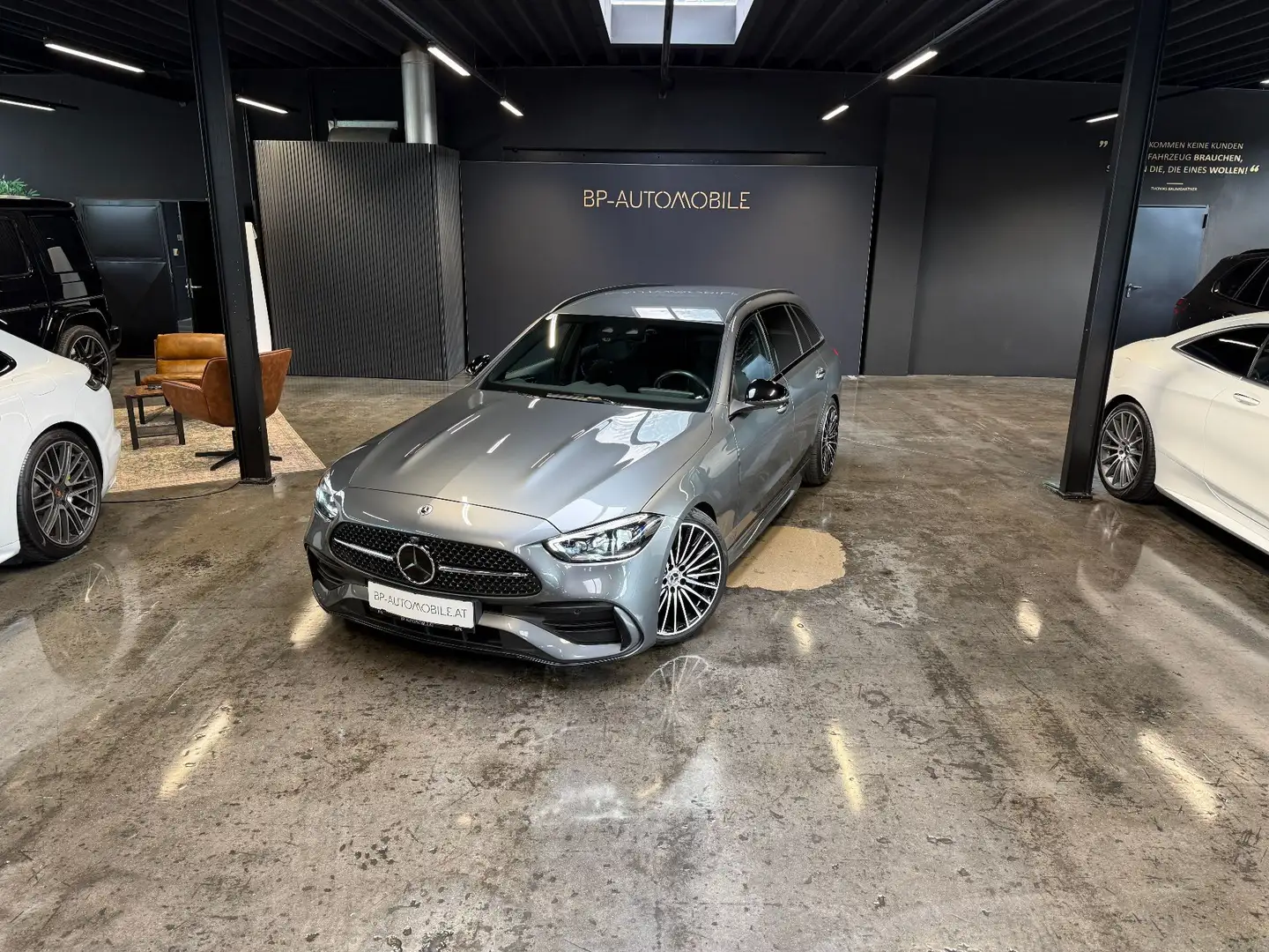 Mercedes-Benz C 220 C-Klasse C 220 d AMG Line 4Matic (EURO 6d) Silber - 2