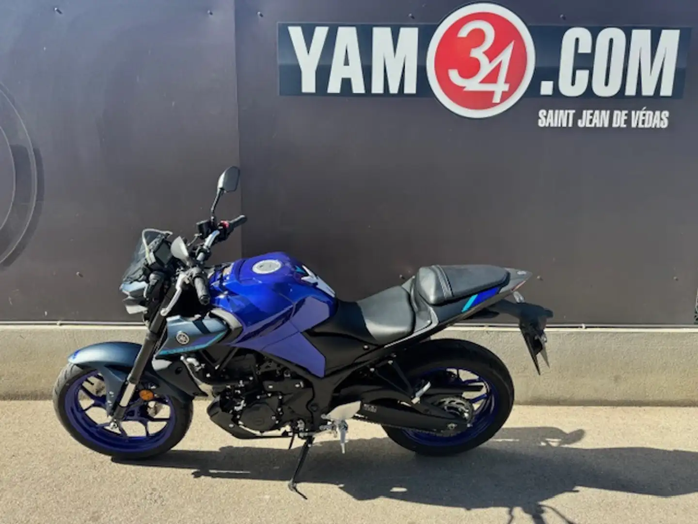 Yamaha MT-03 Bleu - 1