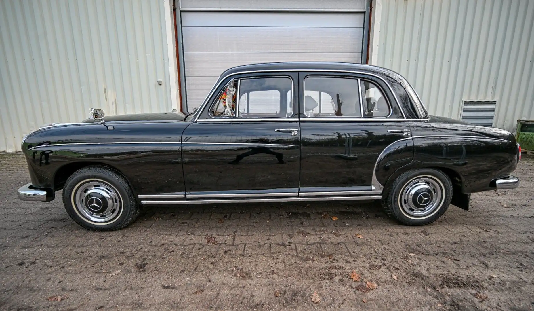 Mercedes-Benz 220 S , Ponton - W180 , einmalig & vom Feinsten! Negro - 2