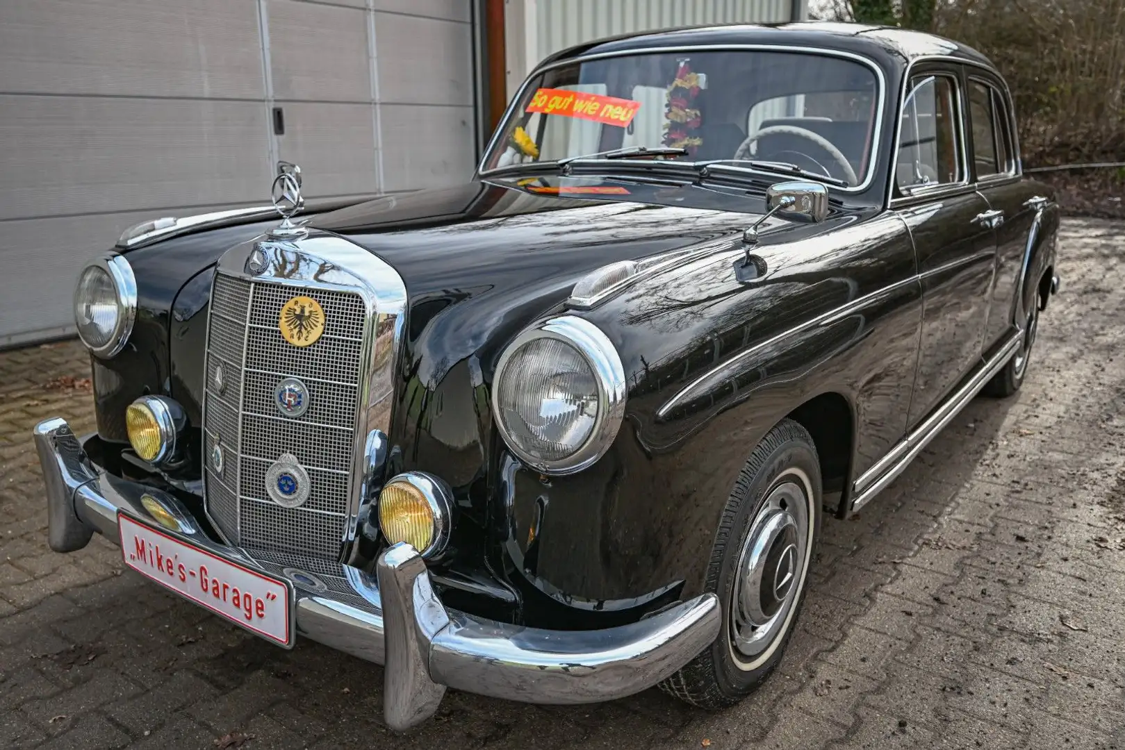 Mercedes-Benz 220 S , Ponton - W180 , einmalig & vom Feinsten! Negro - 1