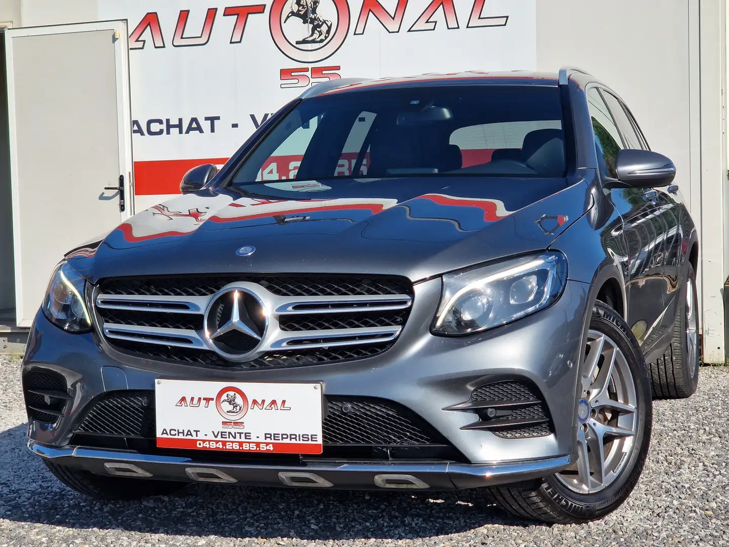 Mercedes-Benz GLC 220 d 163CH 4-Matic PACK AMG**FULL OPTION Gris - 1