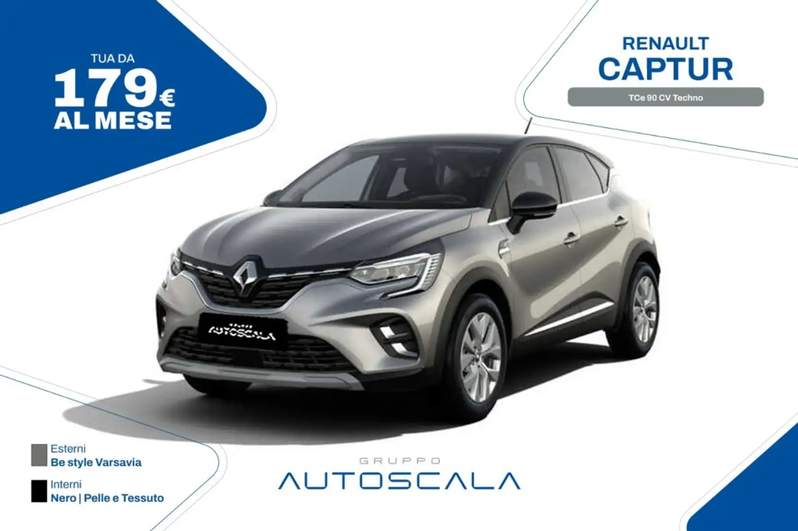 Renault Captur TCe 90 CV Techno Gris - 1