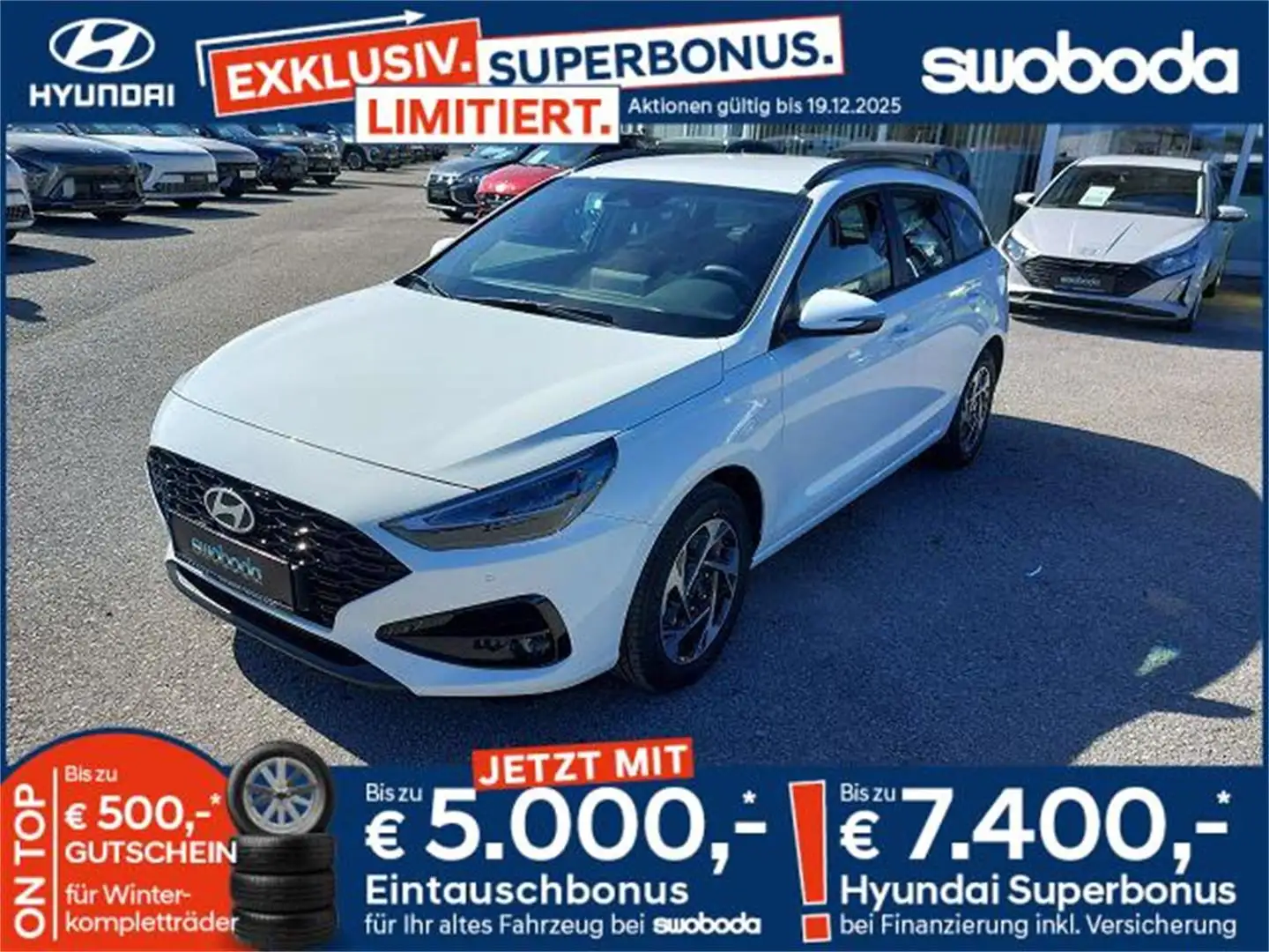 Hyundai i30 Kombi - PD GO 1.0 TGDI c5kg2 Weiß - 1