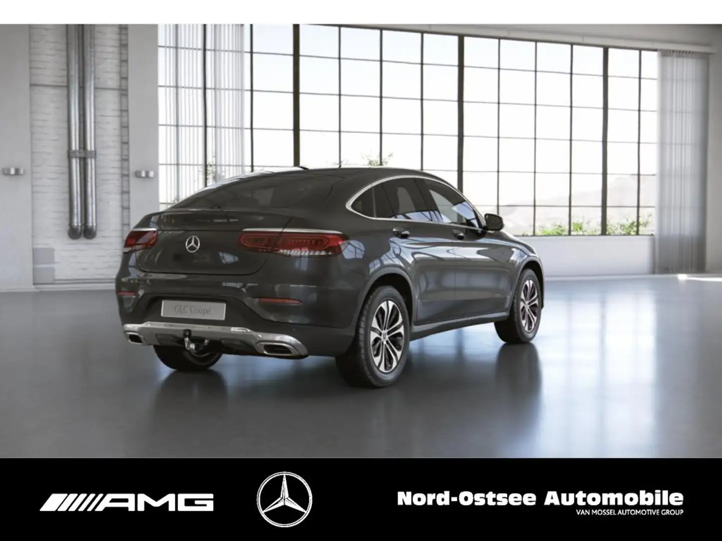 Mercedes-Benz GLC 200 d Coupé 4M AHK LED KAMERA SHZ KEYLESS Gris - 2