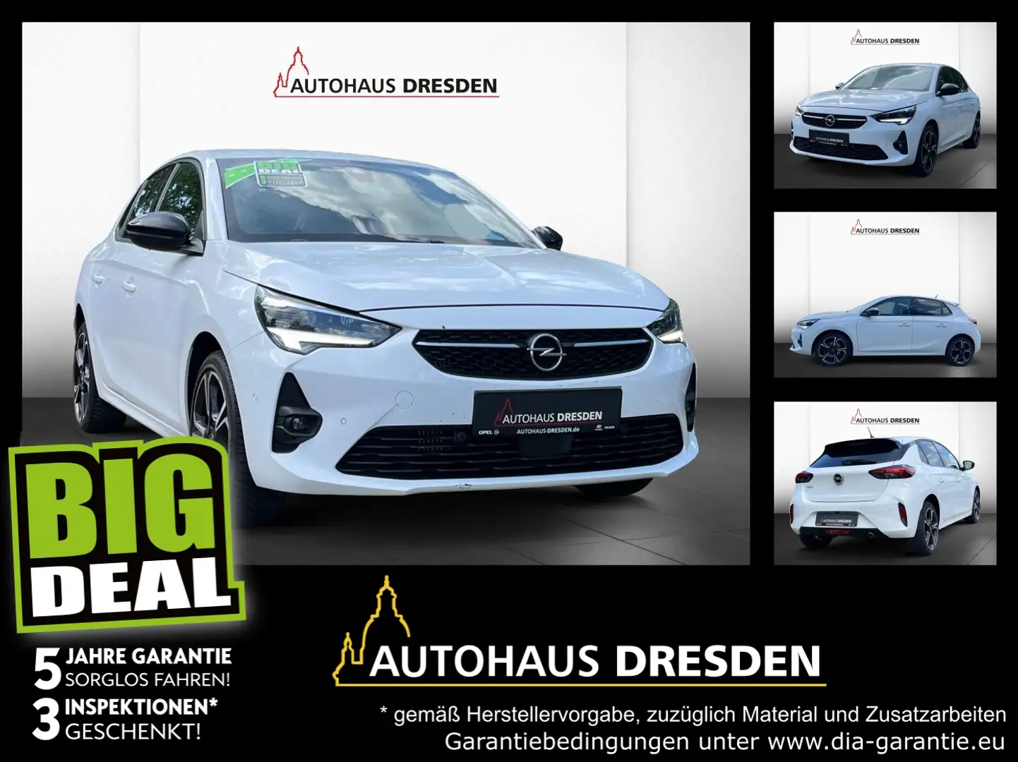 Opel Corsa F 1.2 Turbo GS Line VOLL LED / W-PAKET Weiß - 1