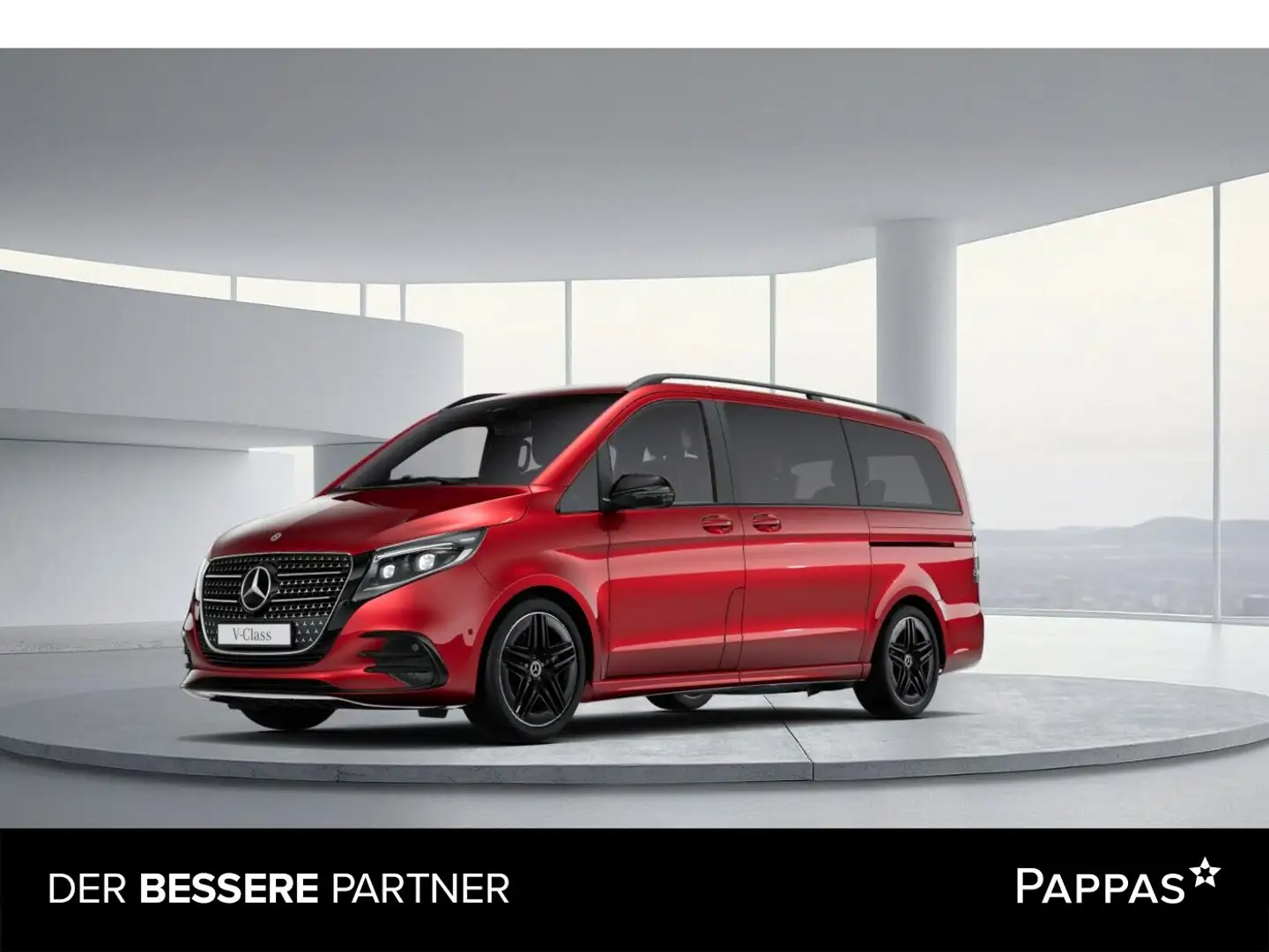 Mercedes-Benz V 300 d 4MATIC EXCLUSIVE Lang Navi Stdhz SHZ LED Rot - 1