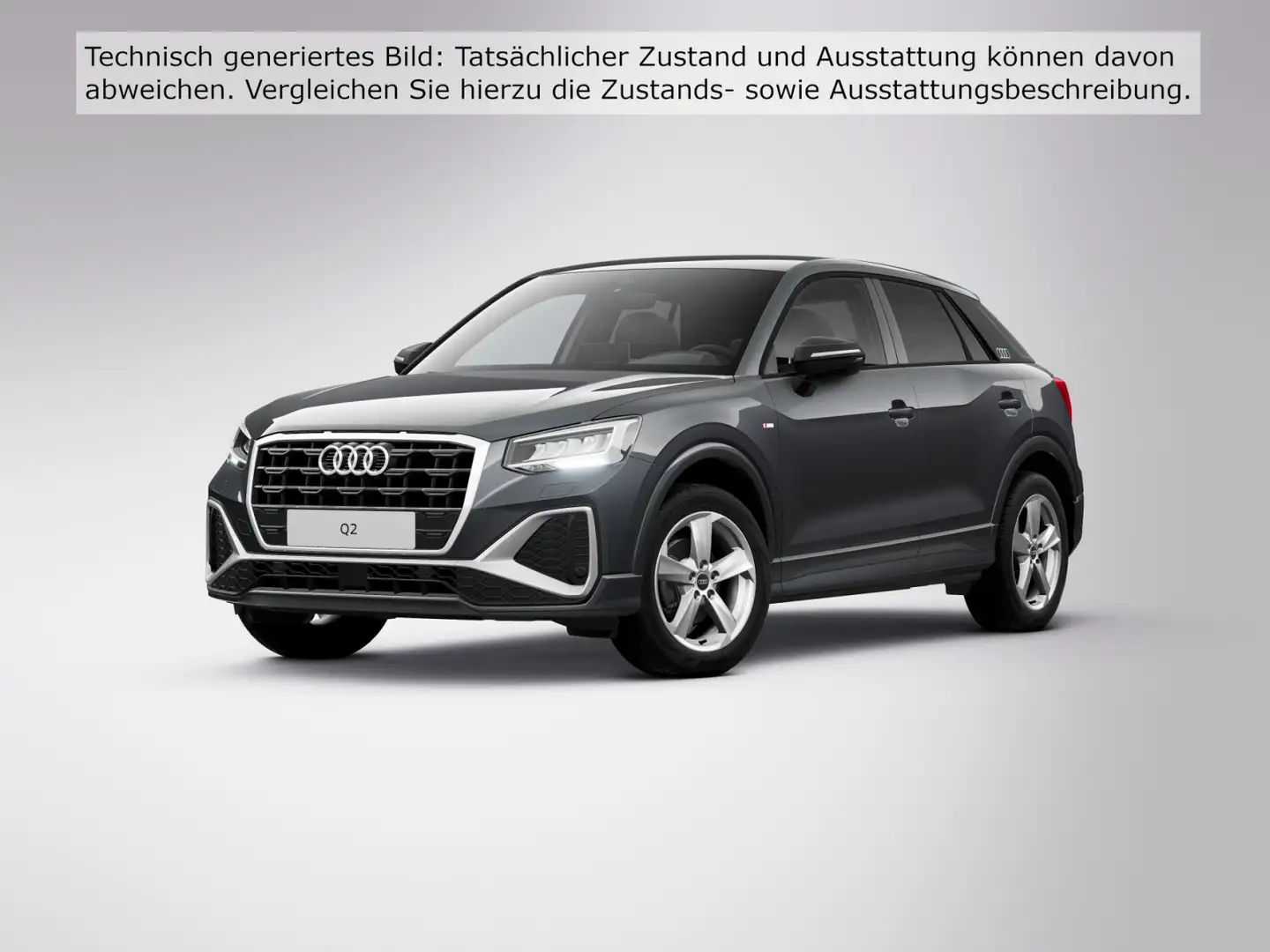 Audi Q2 35 TFSI 2x S Line AHK Style Paket Grau - 2