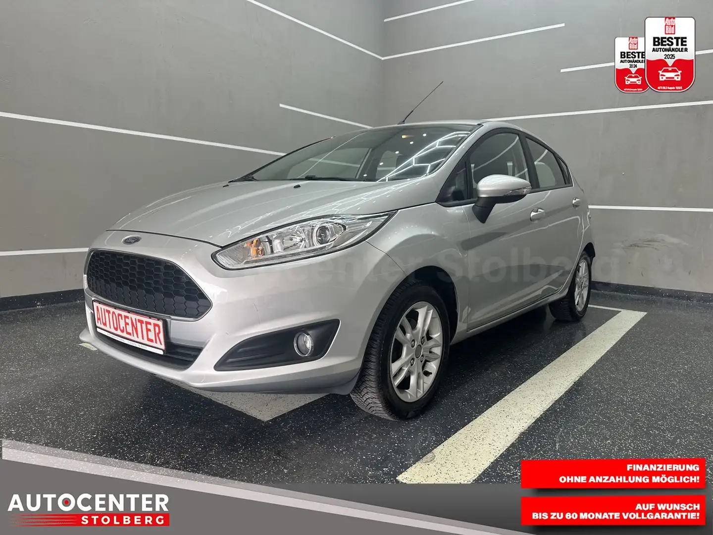 Ford Fiesta Trend "KLIMA-MULTI-TÜV NEU-BLUE" Plateado - 1