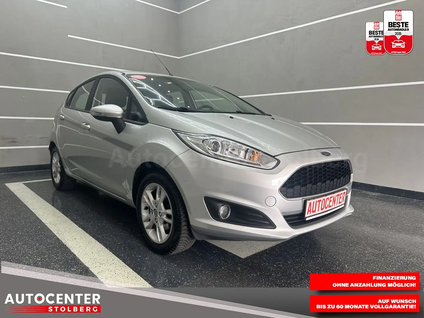 Ford Fiesta Trend "KLIMA-MULTI-TÜV NEU-BLUE" Plateado - 2