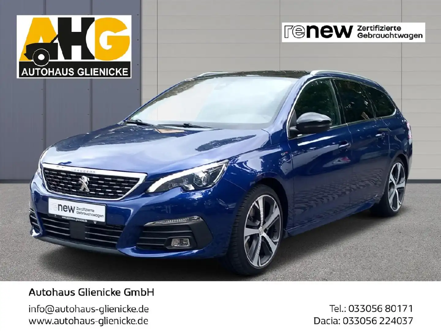 Peugeot 308 GT Blauw - 1