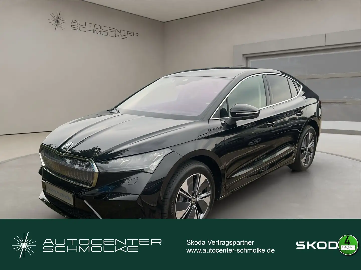 Skoda Enyaq COUPE 85 *AHK*LED*KESSY*RFK*NAVI*PGD* Schwarz - 1