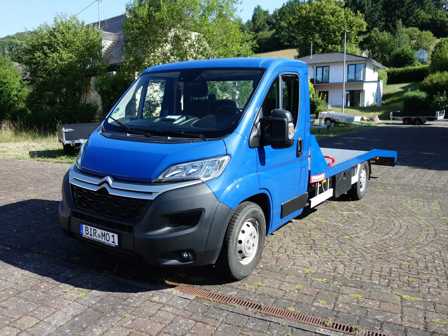 Citroen Jumper Tranutec Autotransporter mit Luftfederung Blau - 2