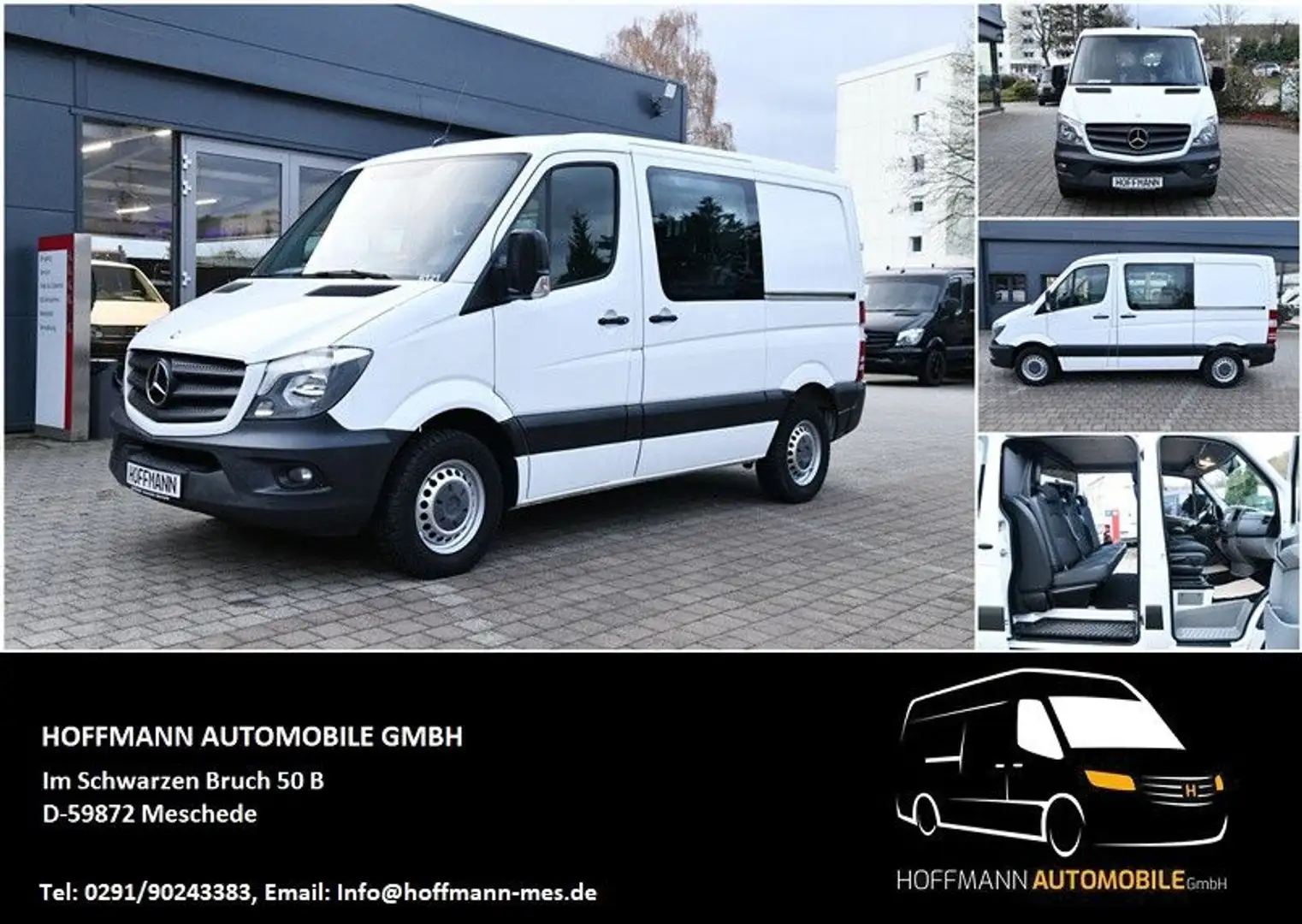 Mercedes-Benz Sprinter 213 CDI Kasten Mixto L1H1 RWD 5-Sitze Wit - 1
