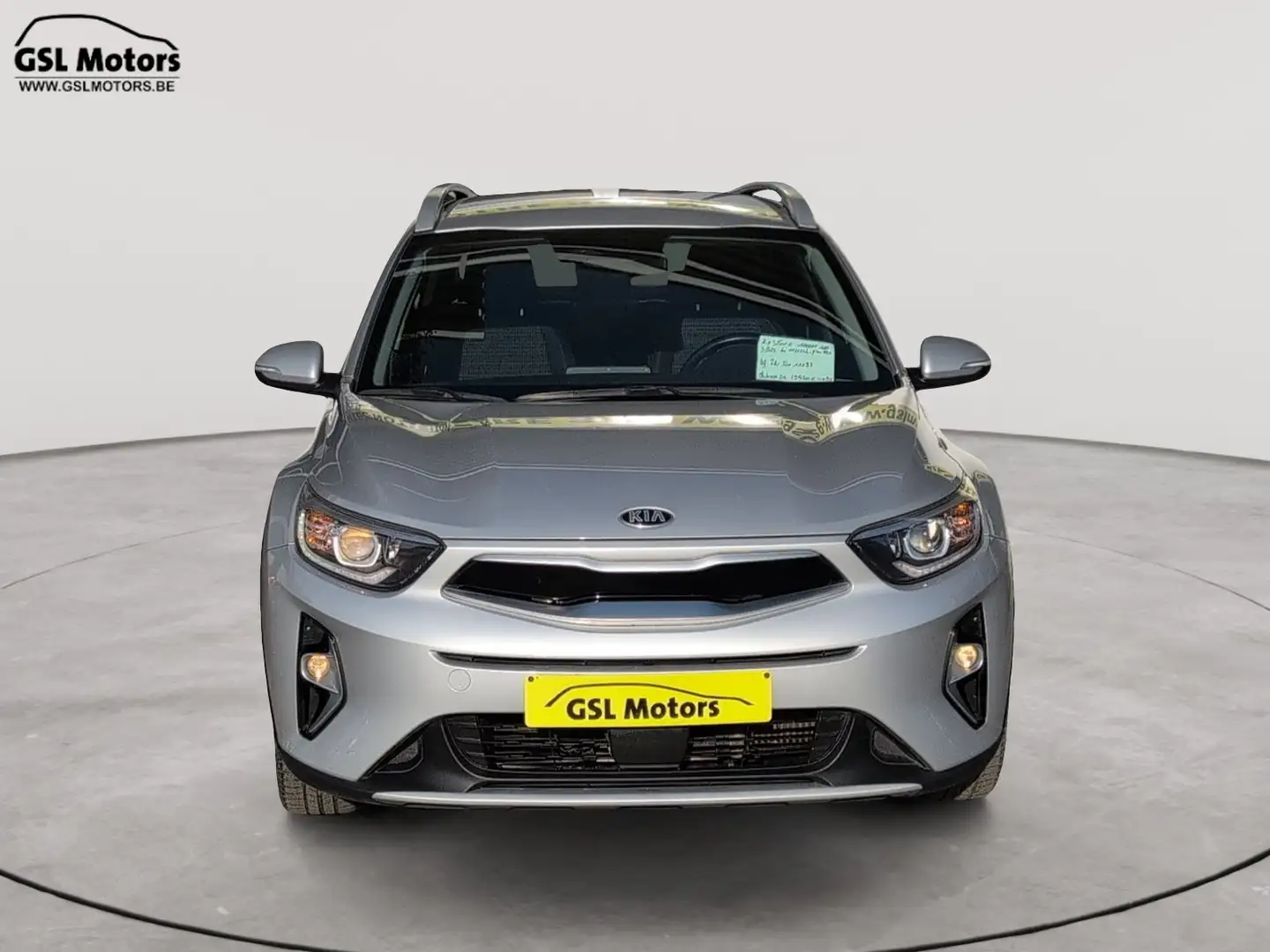 Kia Stonic 1.0T 100cv Automatique gris 03/21 Airco GPS Cruise Zilver - 2