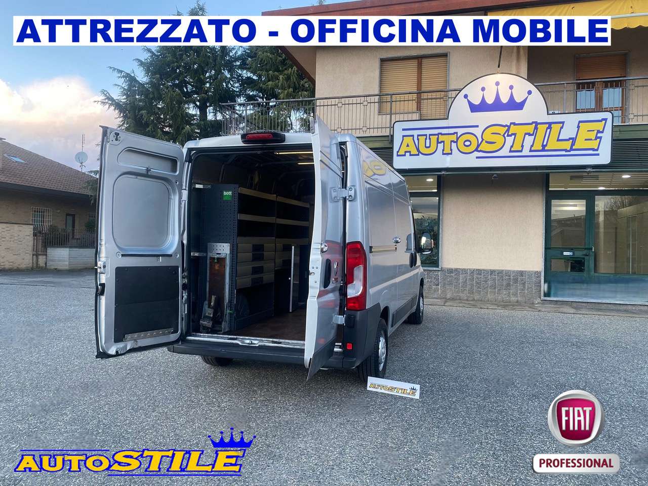 Fiat Ducato M-Jet OFFICINA MOBILE PASSO MEDIO TETTO ALTO