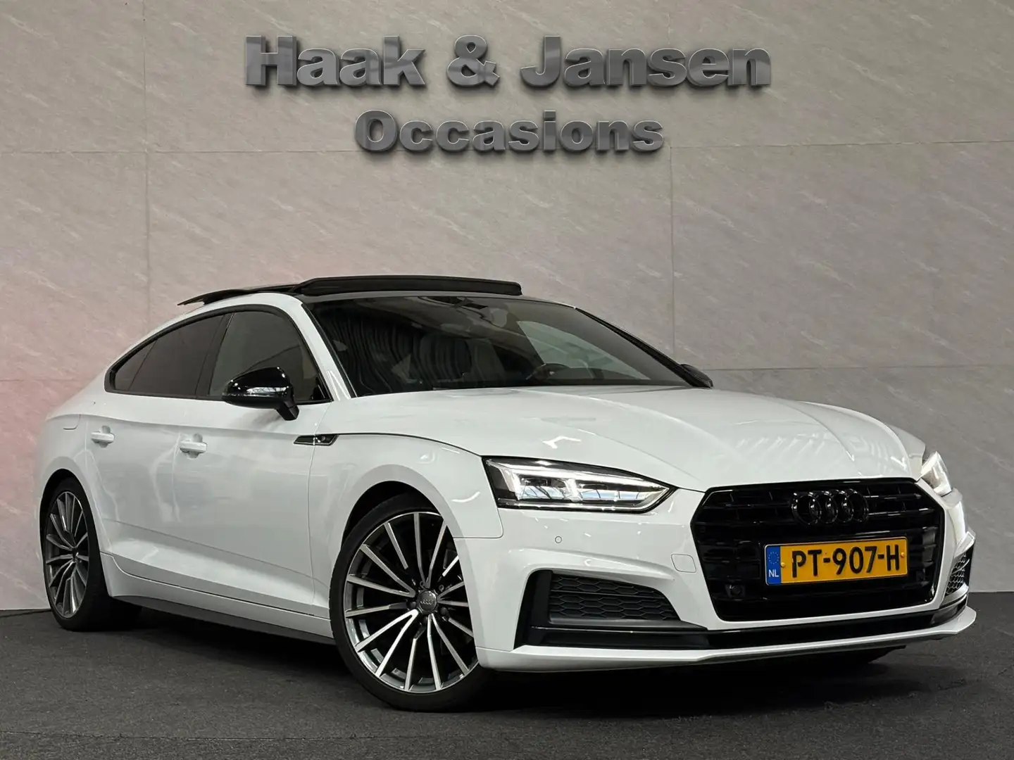 Audi A5 Sportback 1.4 TFSI Sport Panoramadak 3X S-Line Wit - 2