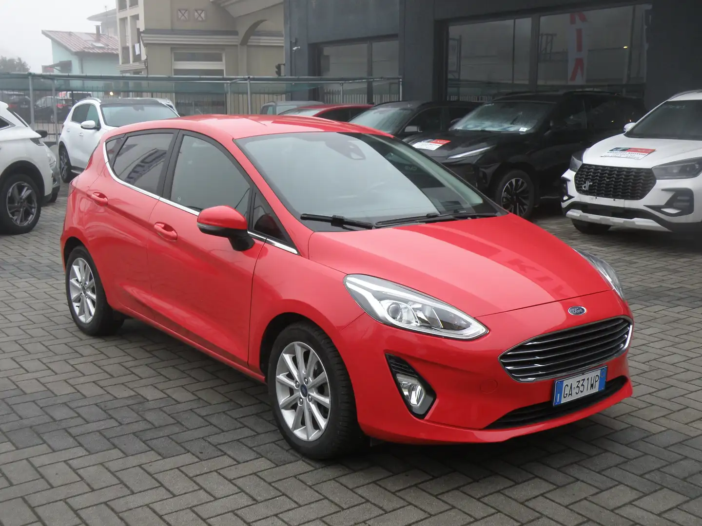 Ford Fiesta Fiesta VII 2017 5p 5p 1.0 ecoboost Titanium s Rouge - 2