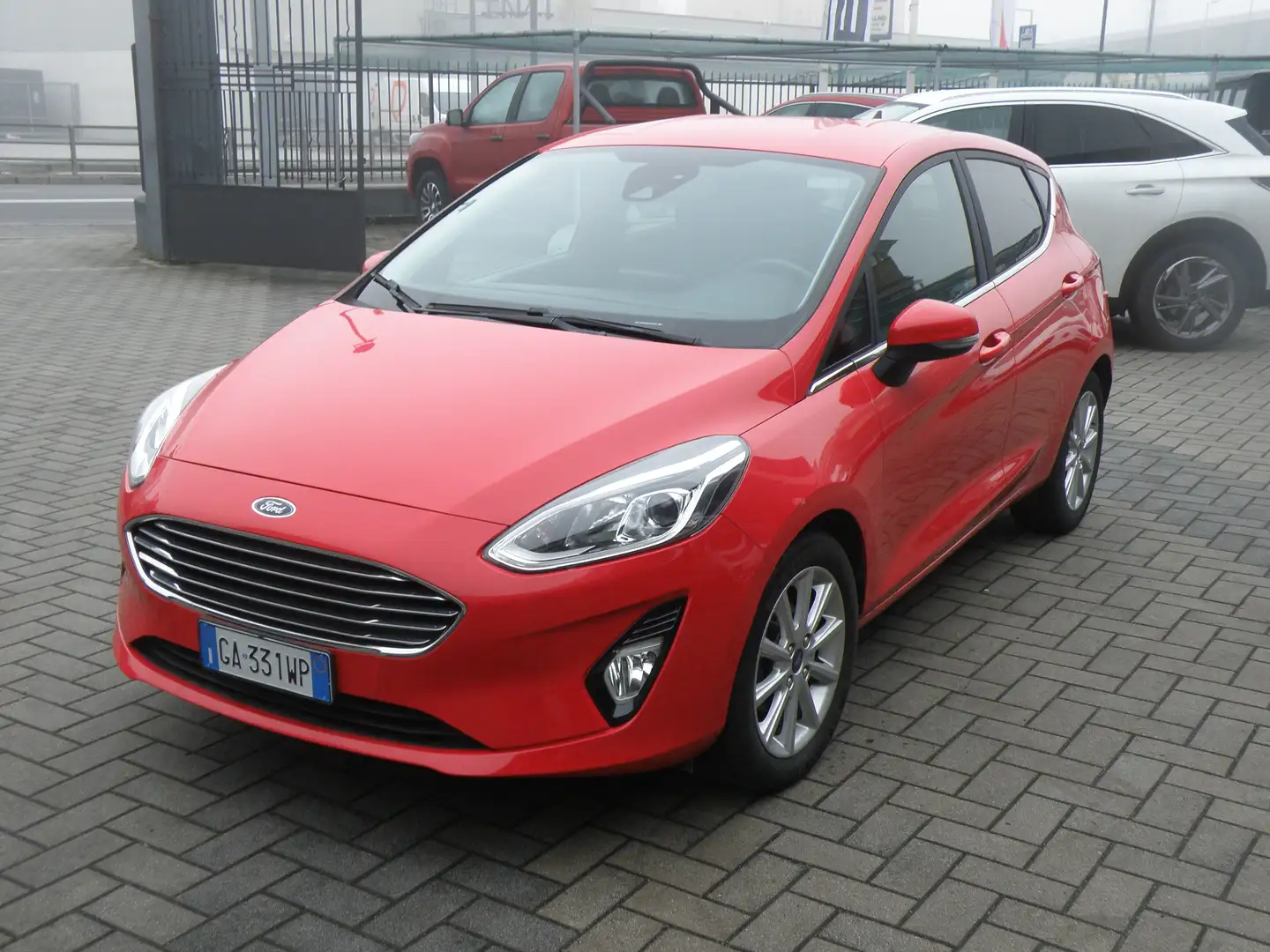 Ford Fiesta Fiesta VII 2017 5p 5p 1.0 ecoboost Titanium s Rouge - 1