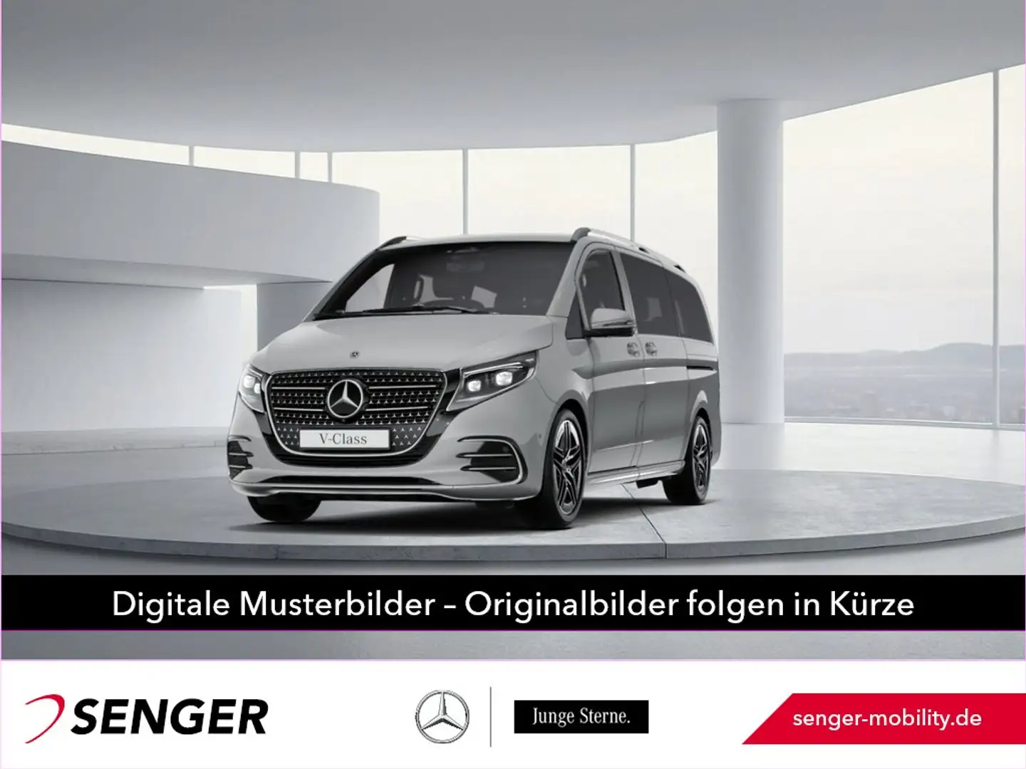 Mercedes-Benz V 300 d Avantgarde lang AMG AIRMATIC Pano 360° 9G Grau - 1