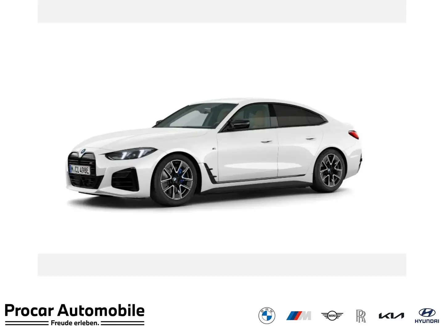 BMW i4 M60   NAVI LED Sound Syst. PDC V+H Parkass. Blanc - 1