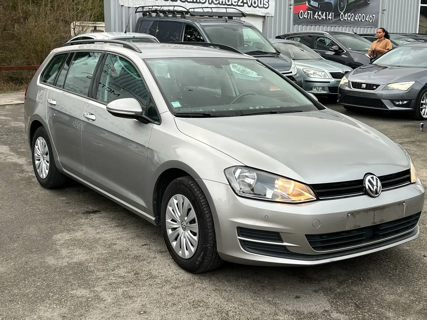 Volkswagen Golf Variant SW 1.6 CR TDi BMT Comfortline Beige - 2