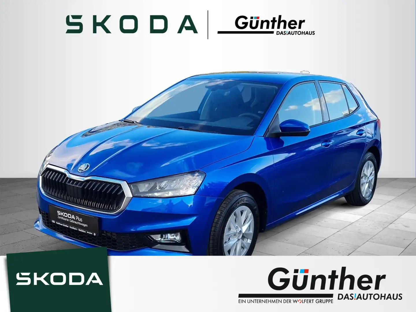 Skoda Fabia 1.0 TSI Selection +KAMERA+SMARTLINK+ASG Bleu - 1