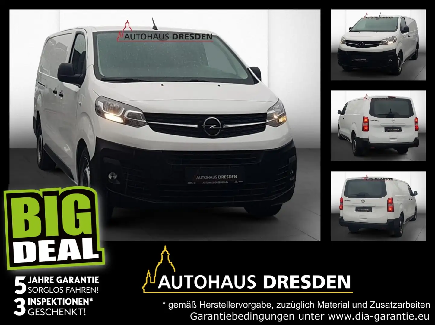 Opel Vivaro Kasten 2.0 D L **STH*PDC*KAM*GRIP** Weiß - 1