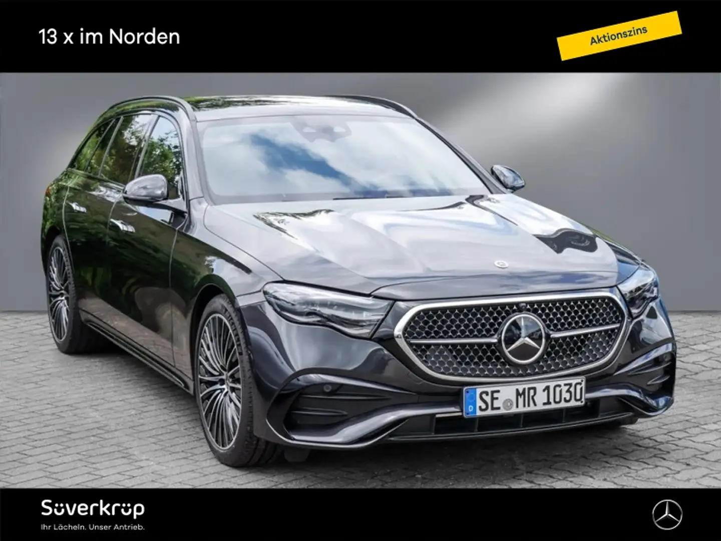 Mercedes-Benz E 220 d T AMG Night Burm4D 360 Standhz AHK HUD Grau - 2