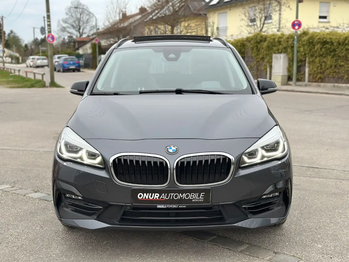 BMW 218 218d GT xDrive Sport Line NaviProf HuD Pano AHK Gris - 2