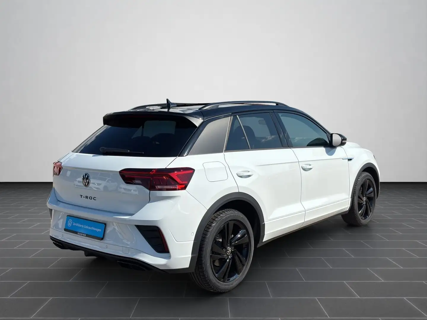 Volkswagen T-Roc R line 1.5 TSI DSG LED+ NAVI AHK EPH ACC Weiß - 2