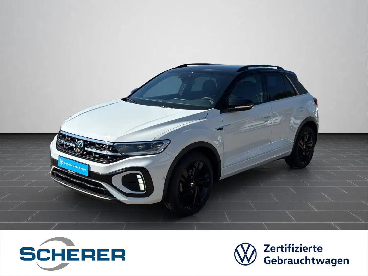 Volkswagen T-Roc R line 1.5 TSI DSG LED+ NAVI AHK EPH ACC Weiß - 1