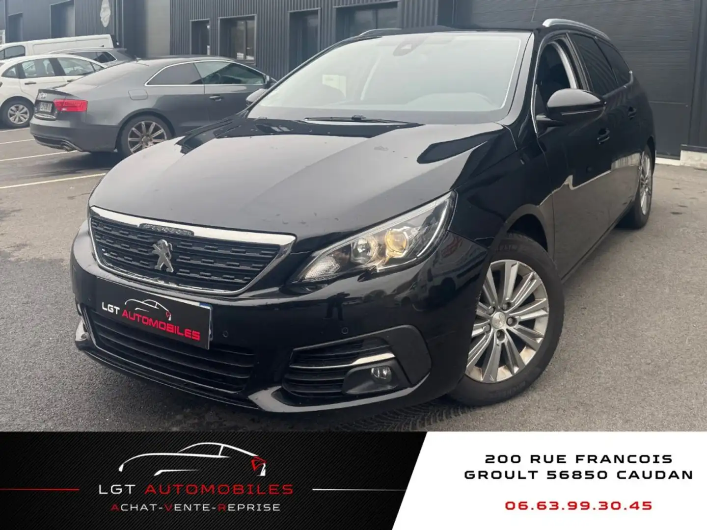 Peugeot 308 II 1.5 BlueHDi 130ch S&S Allure EAT8 Noir - 1