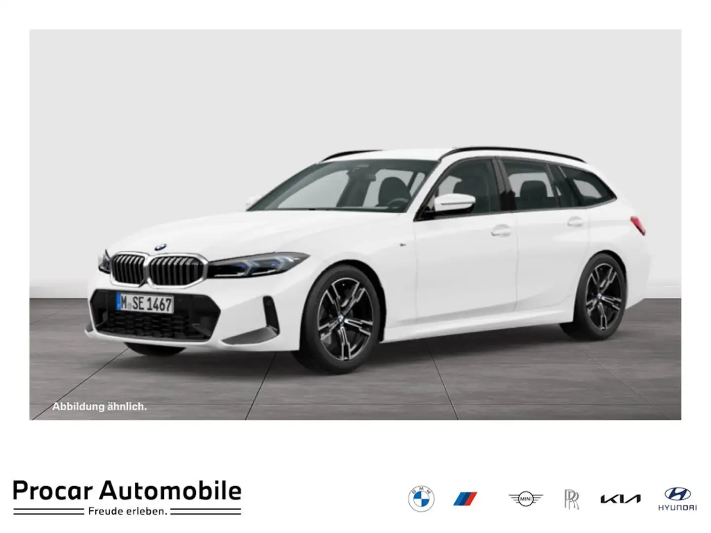 BMW 320 d xDrive M SPORT+AHK+HuD+DA+PA PLUS+SHZ Weiß - 1
