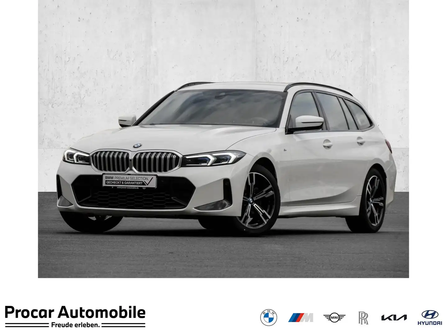 BMW 320 d xDrive M SPORT+AHK+HuD+DA+PA PLUS+SHZ Weiß - 1
