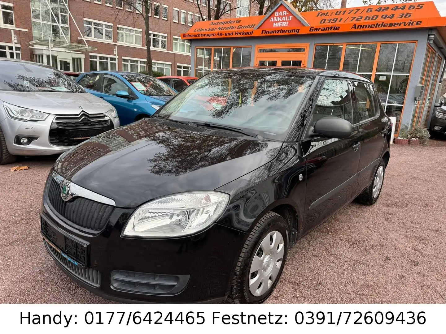 Skoda Fabia 1.2l 2.HAND/KLIMA/el.FH/ZENTRALE/ALLWETTER Schwarz - 1