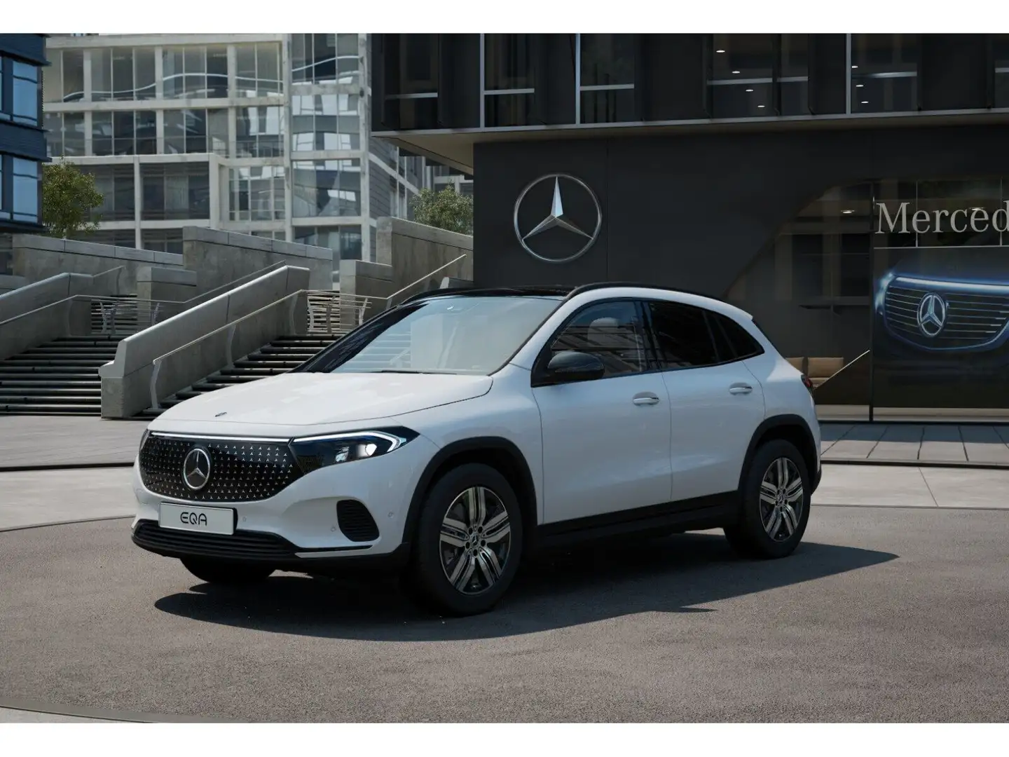 Mercedes-Benz EQA 250 + #ELECTRIC ART #PANO #AHK #MEMORY #NIGHT Белый - 2