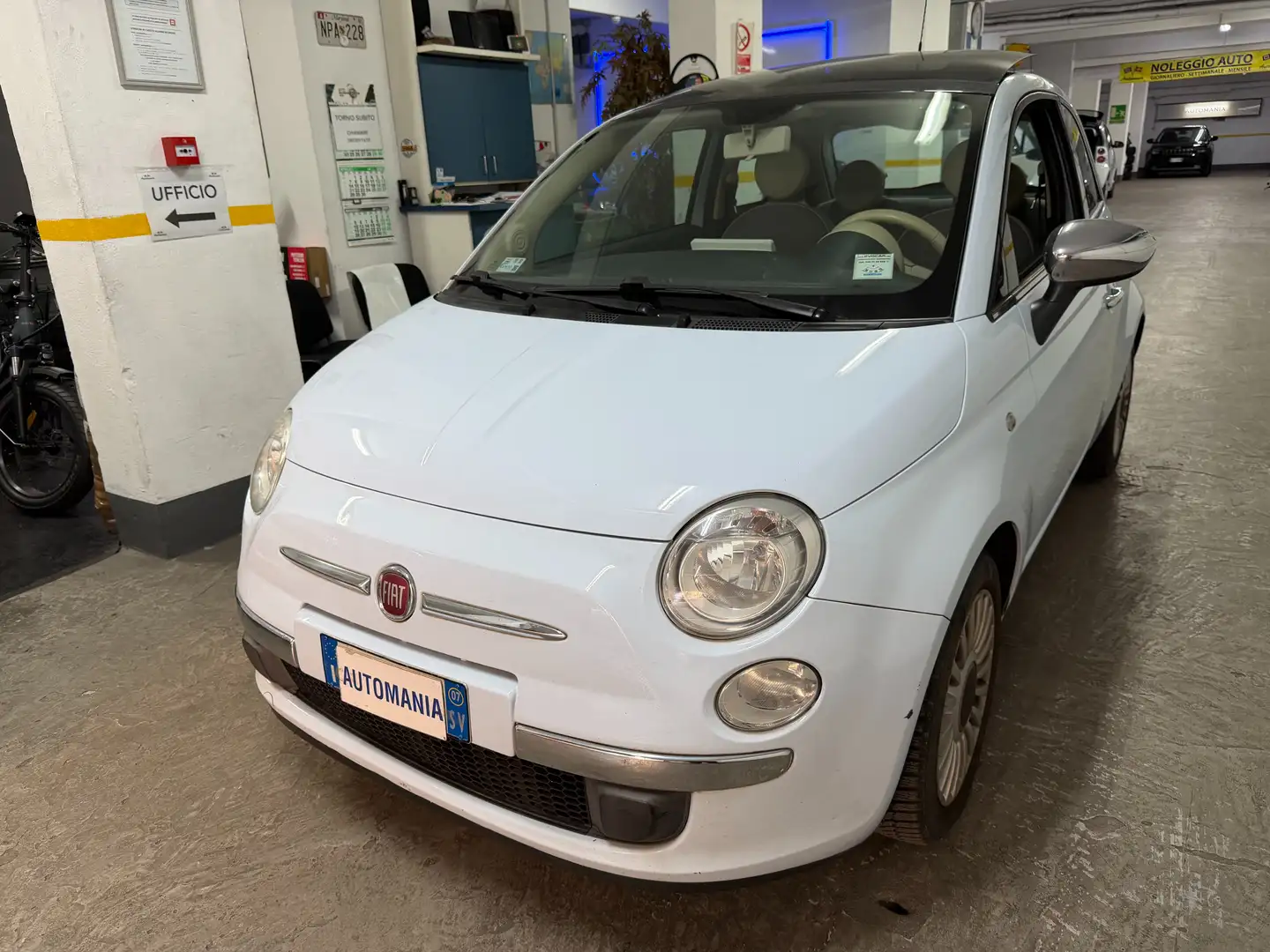 Fiat 500 500 1.2 Lounge 69cv Bleu - 1