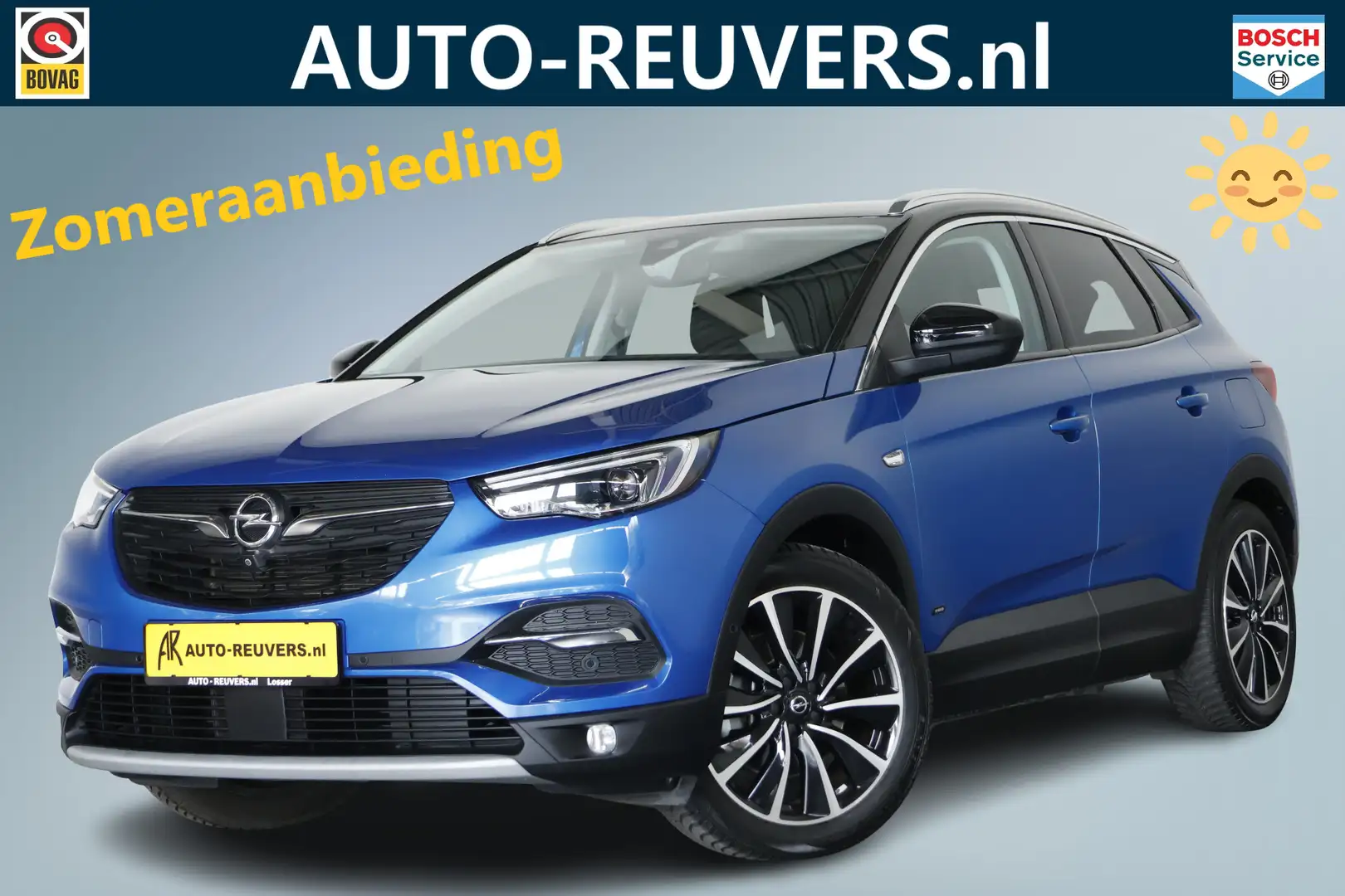 Opel Grandland 1.6 Turbo Hybrid Elegance / LED / Navi / CarPlay / Bleu - 1