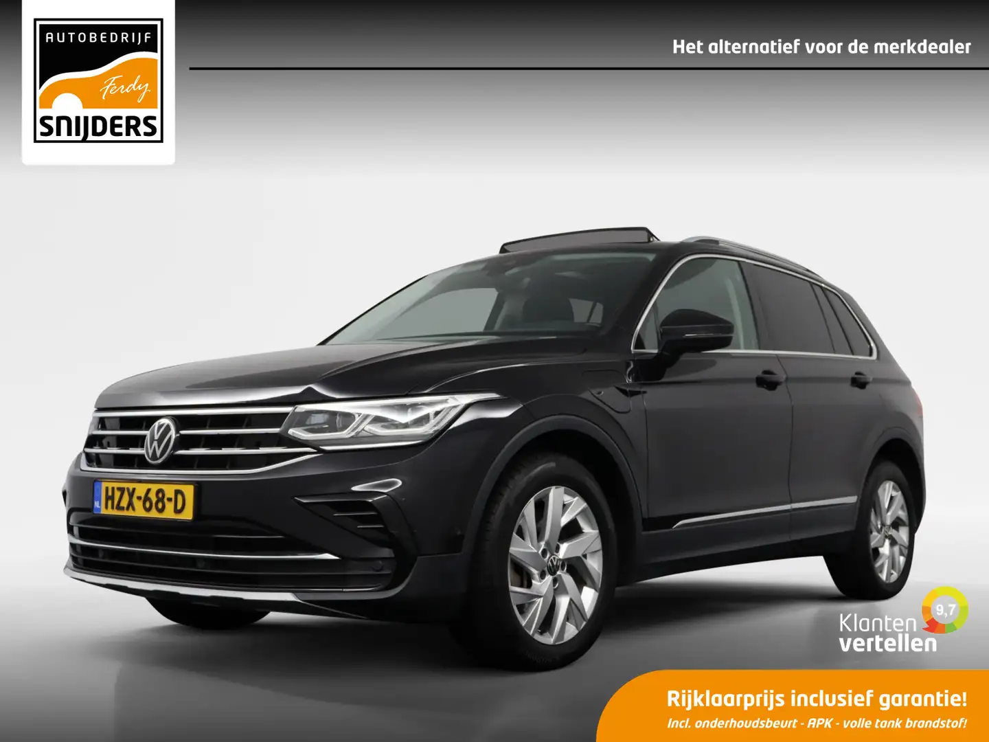 Volkswagen Tiguan 1.4 TSI eHybrid 245PK Business+ | Panorama | Virtu Zwart - 1