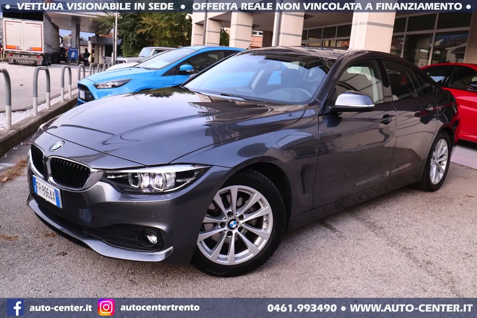 BMW 418 418d Aut Gran Coupé Advantage *NAZIONALE Grau - 2