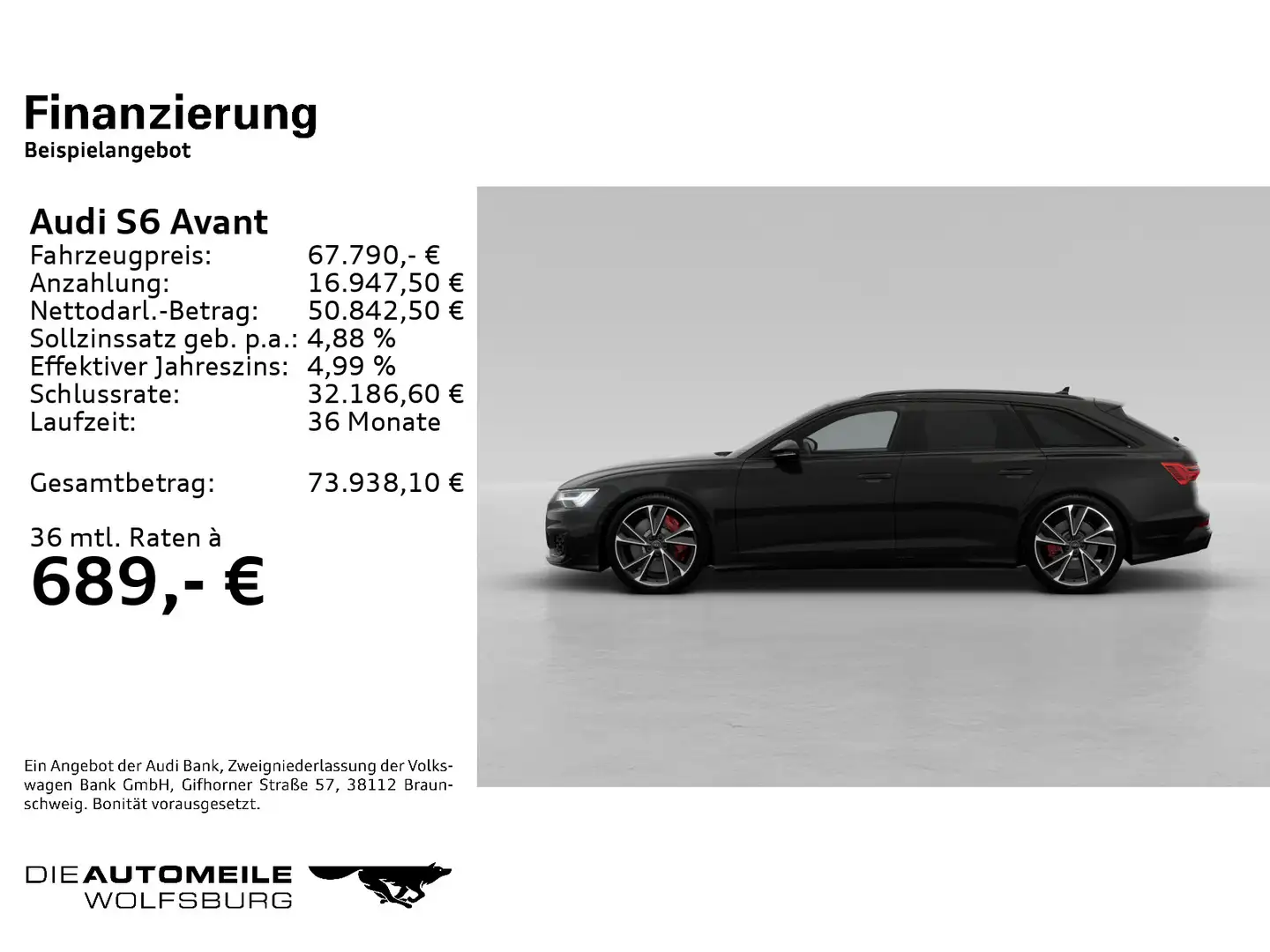 Audi S6 3.0 TDI quattro tiptronic basis B&O/Mat Schwarz - 2