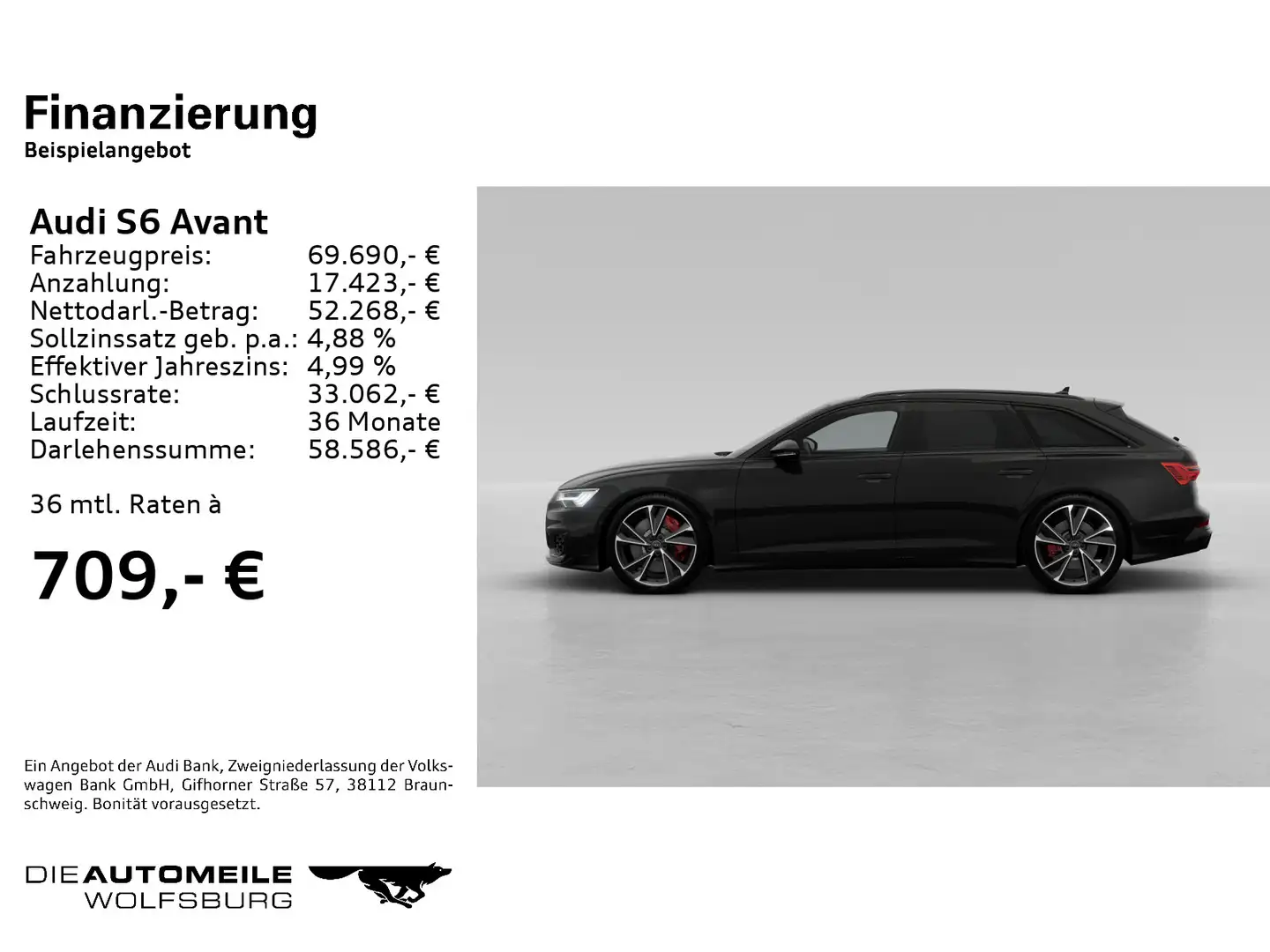 Audi S6 3.0 TDI quattro tiptronic basis B&O/Mat Чорний - 2