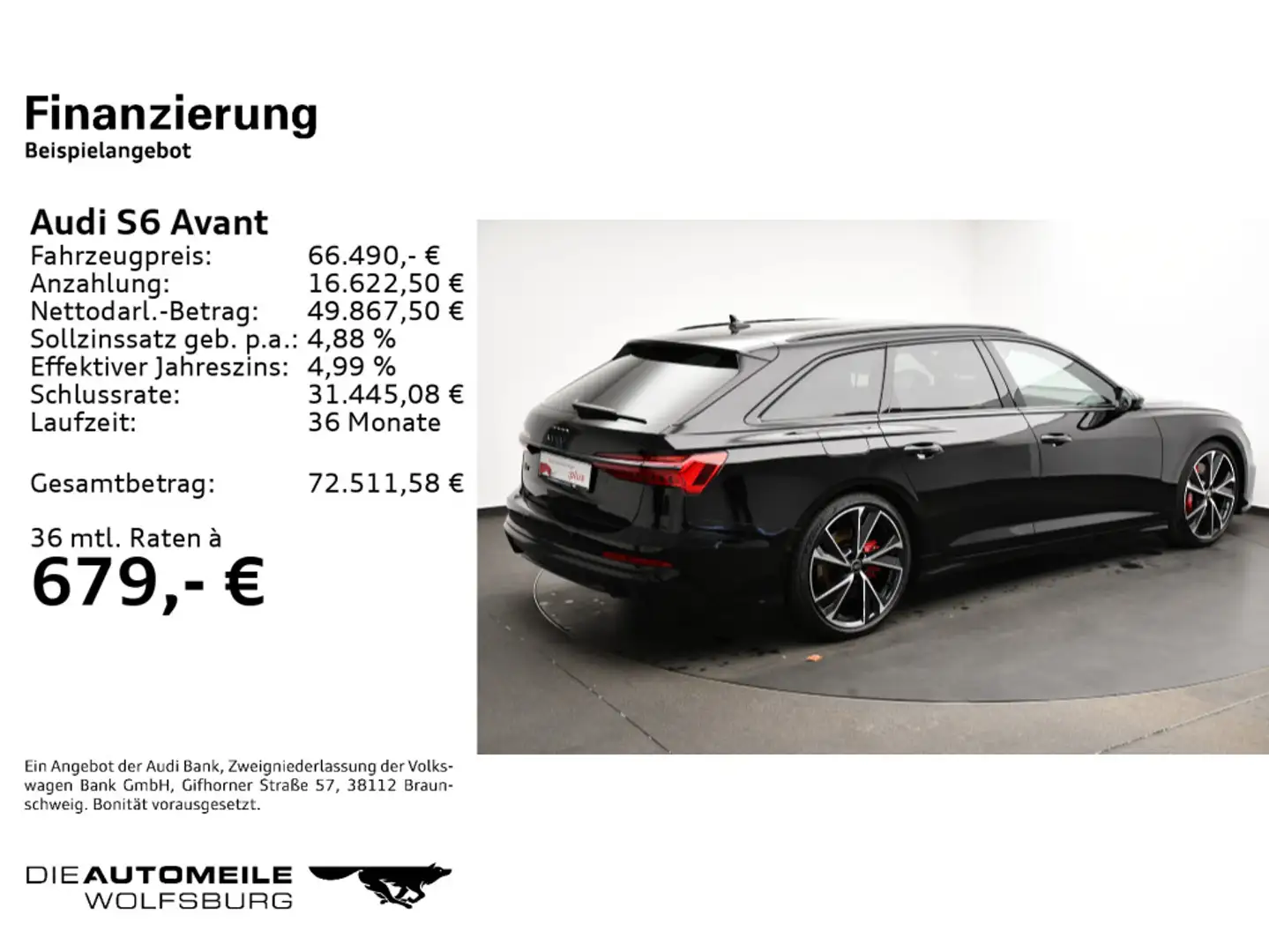 Audi S6 3.0 TDI quattro tiptronic basis B&O/Mat Schwarz - 2