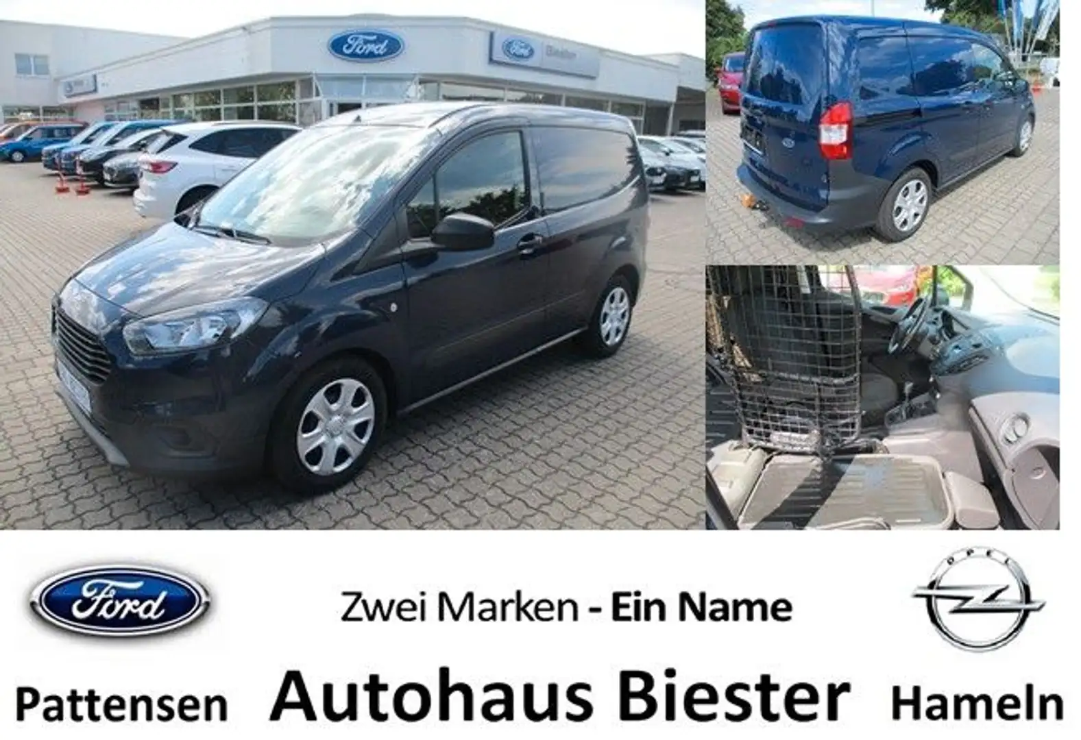 Ford Transit Courier Trend Trenngitter, drehb.+ Klima Blau - 1